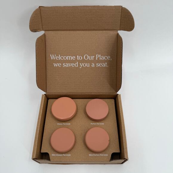 OUR PLACE Knobs Set of 4 Spice Color Always Pan Perfect Pot Cookware *Flaws - Picture 16 of 16